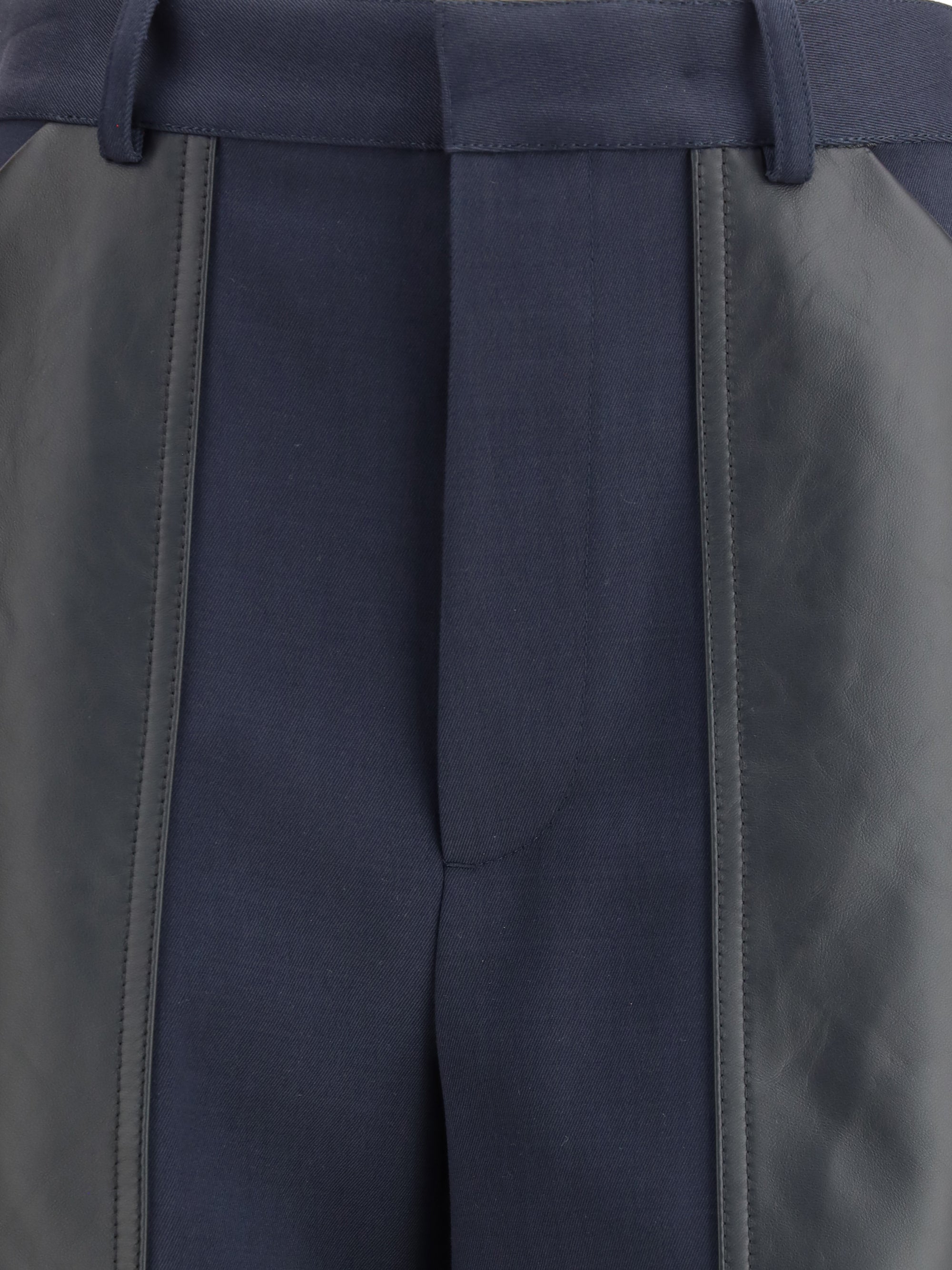 BOTTEGA VENETA 36 wool and cotton pants