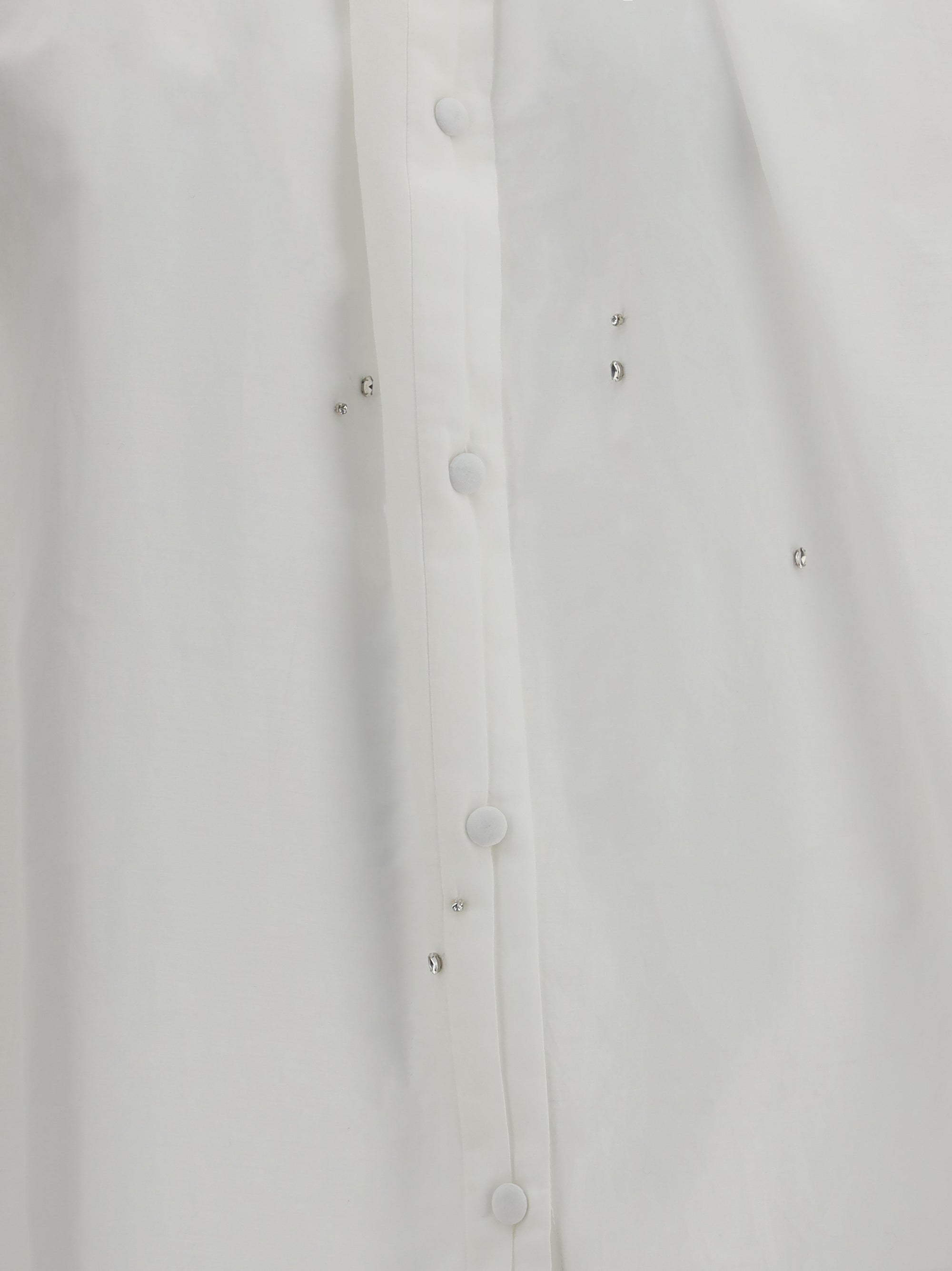 FORTE_FORTE I voile shirt with embroidery