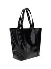 GOLDEN GOOSE OS glossy leather tote bag