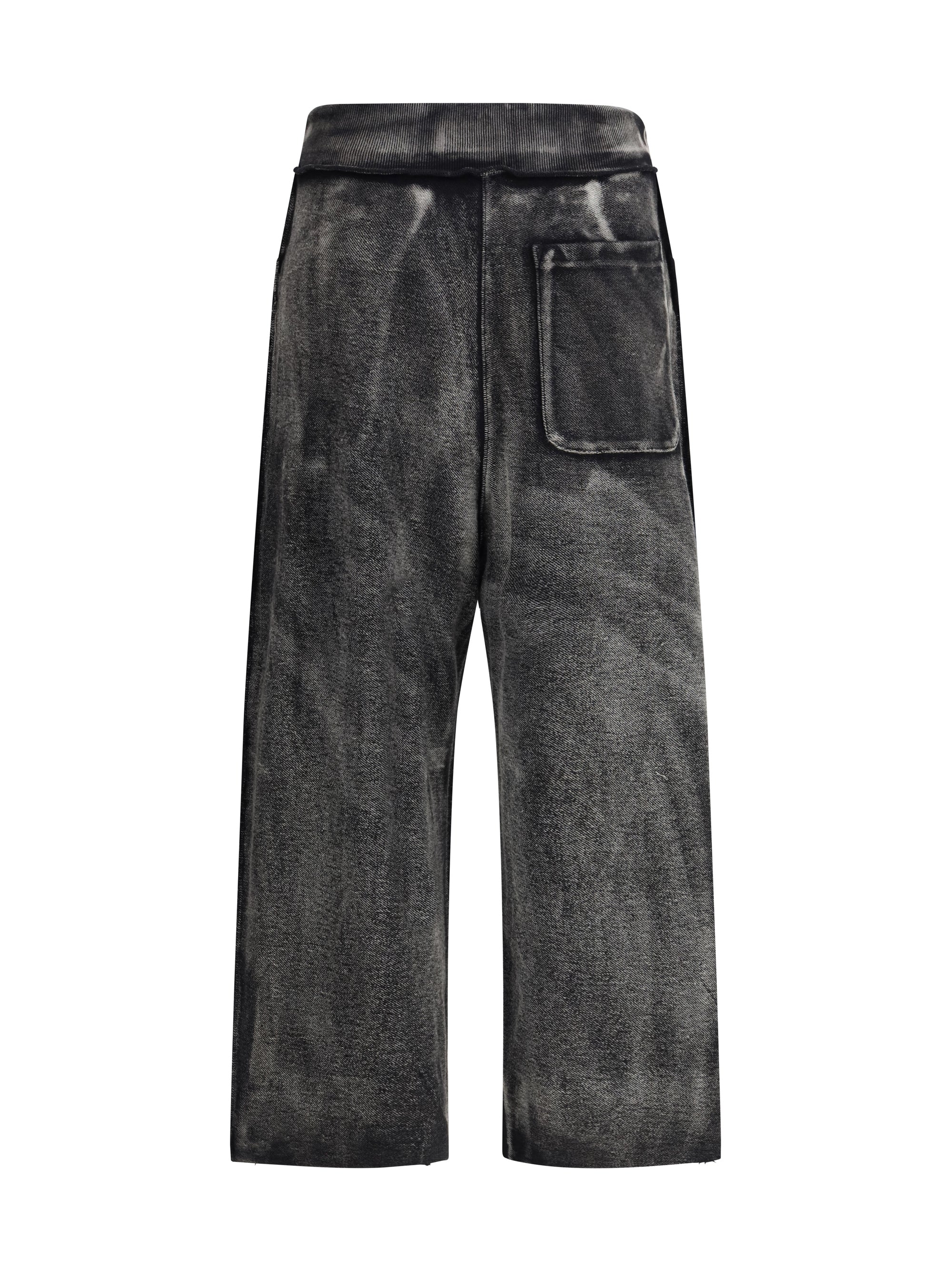 R13 M pleated cropped track pants