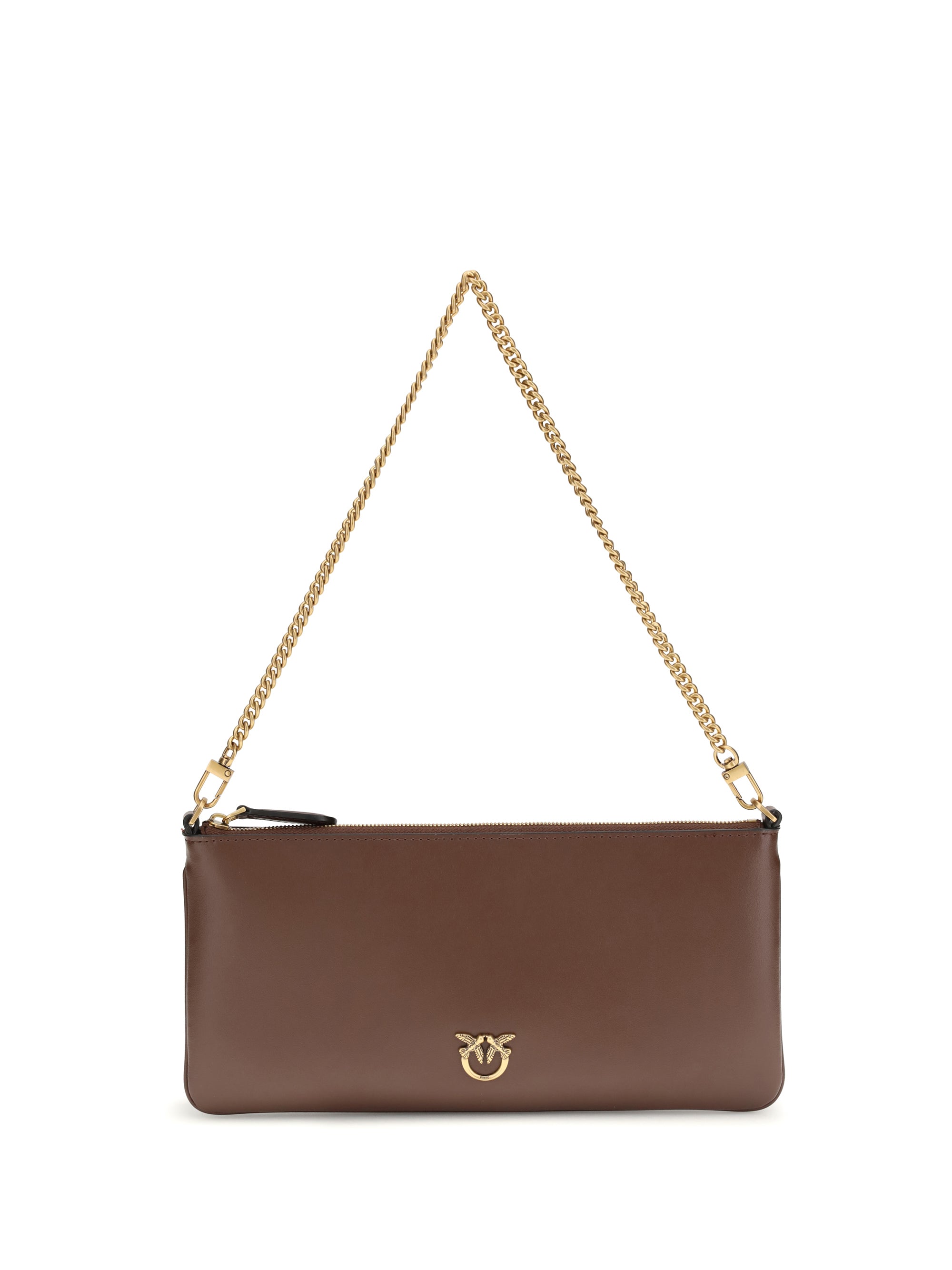 PINKO OS leather shoulder bag
