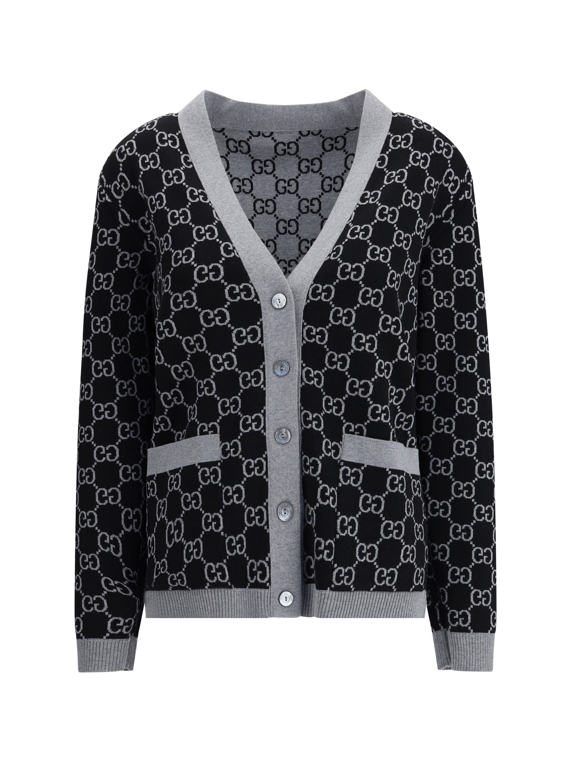 GUCCI M gg supreme reversible cardigan