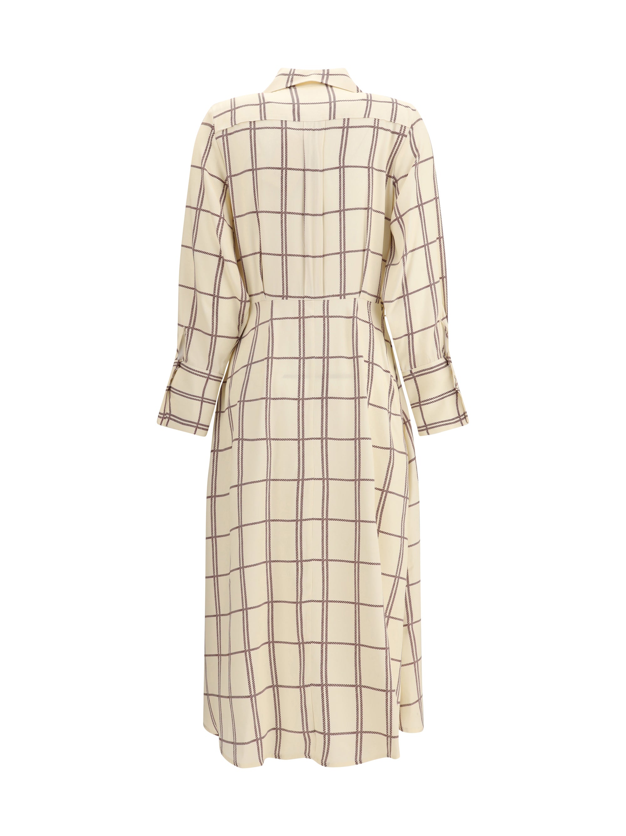 CRIDA MILANO 0 checked midi dress