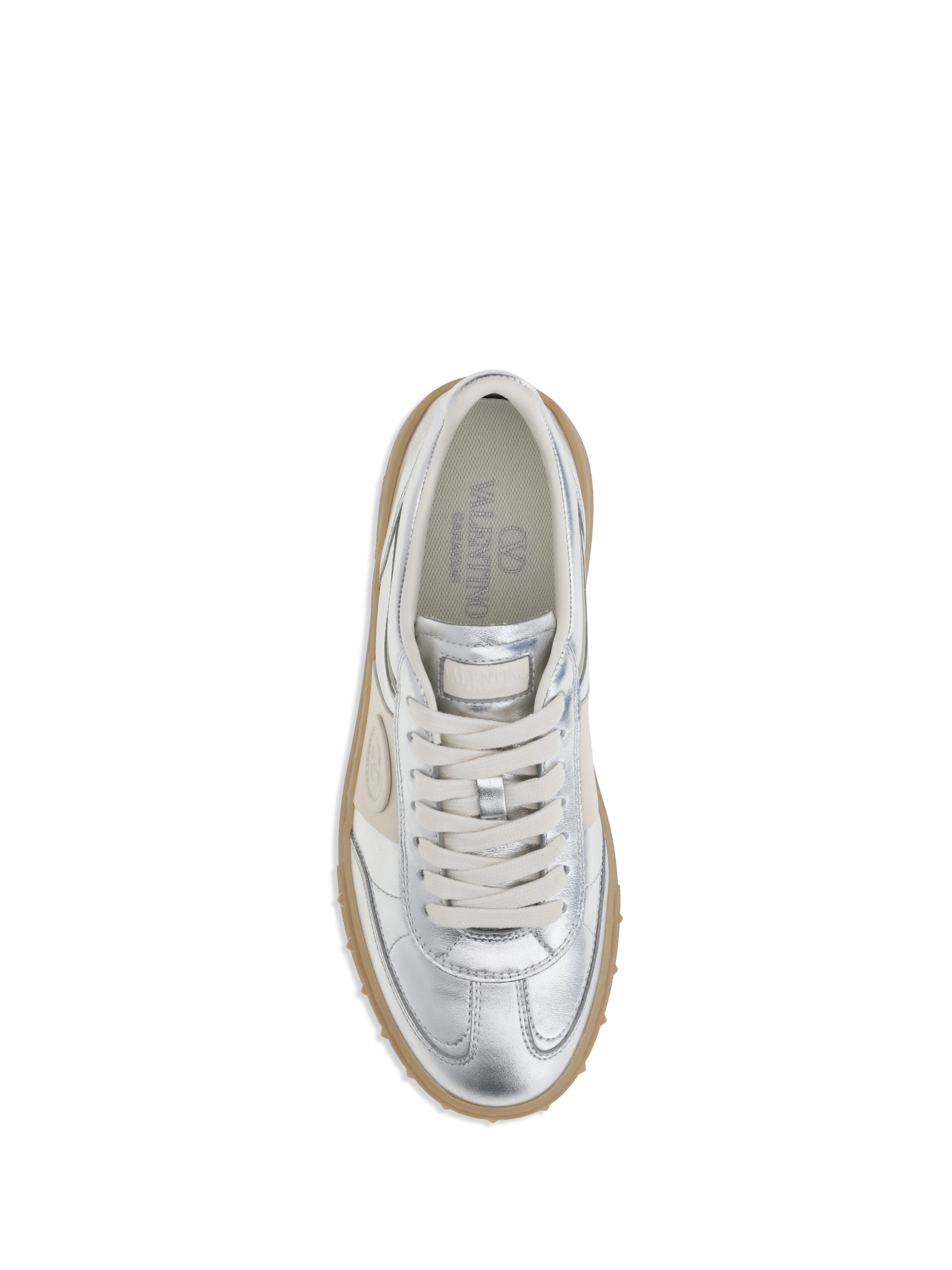 VALENTINO GARAVANI 36 laminated leather upvillage sneakers