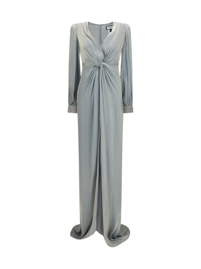 long crossover dress