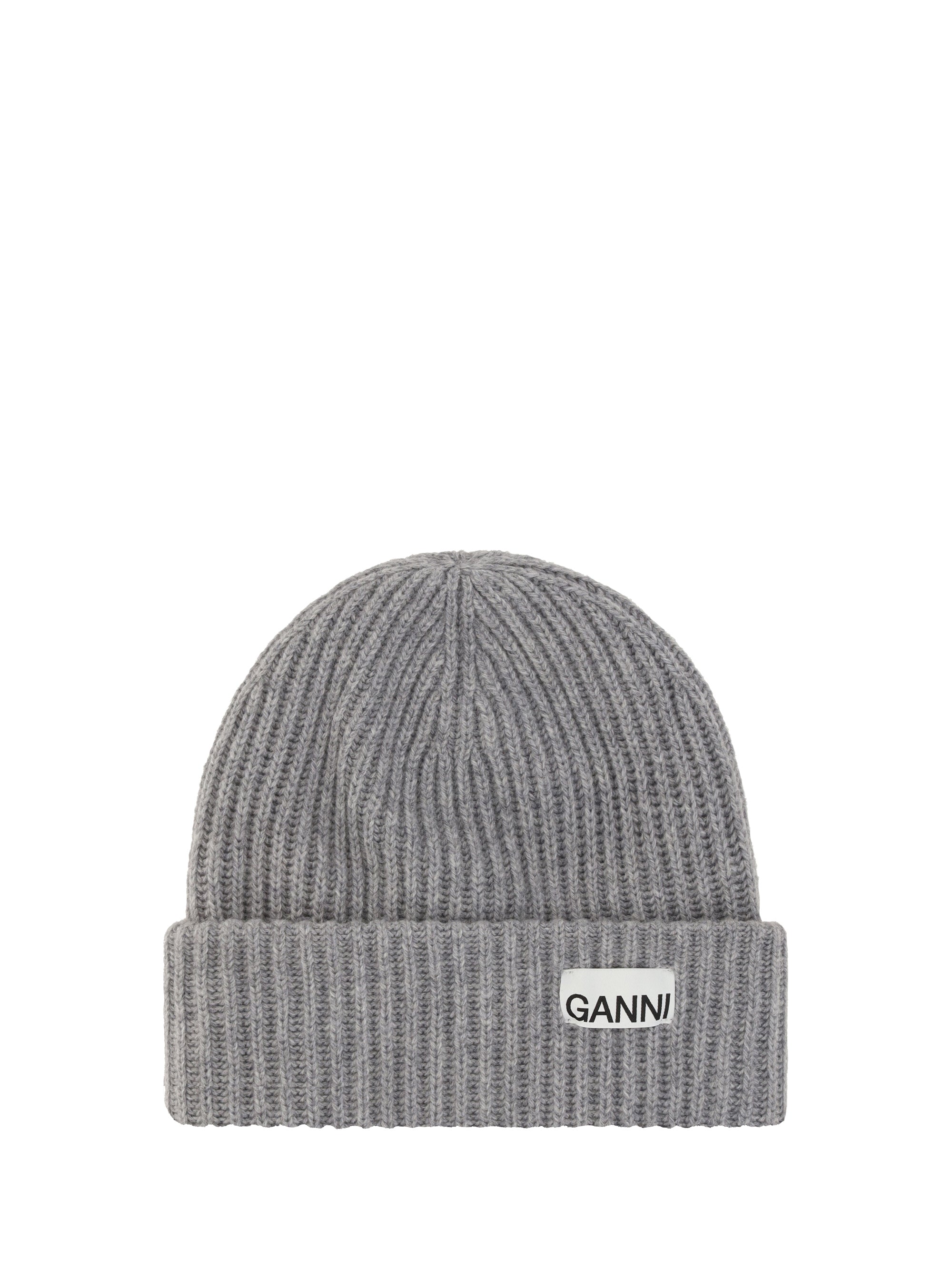 GANNI OS beanie hat