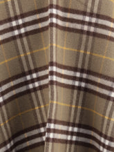BURBERRY OS wool and cashmere check cape