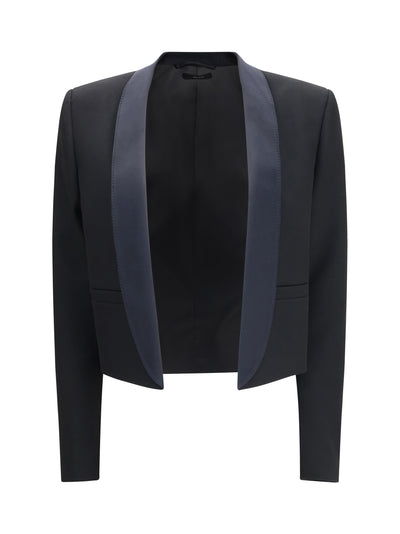 cropped single-breasted jacket