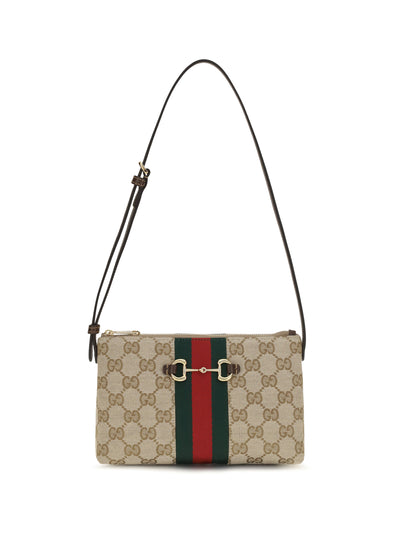 shoulder bag with horsebit