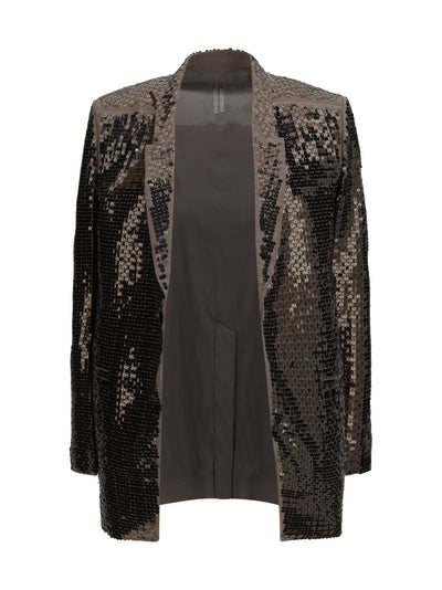 concordian embroidered single-breasted jacket