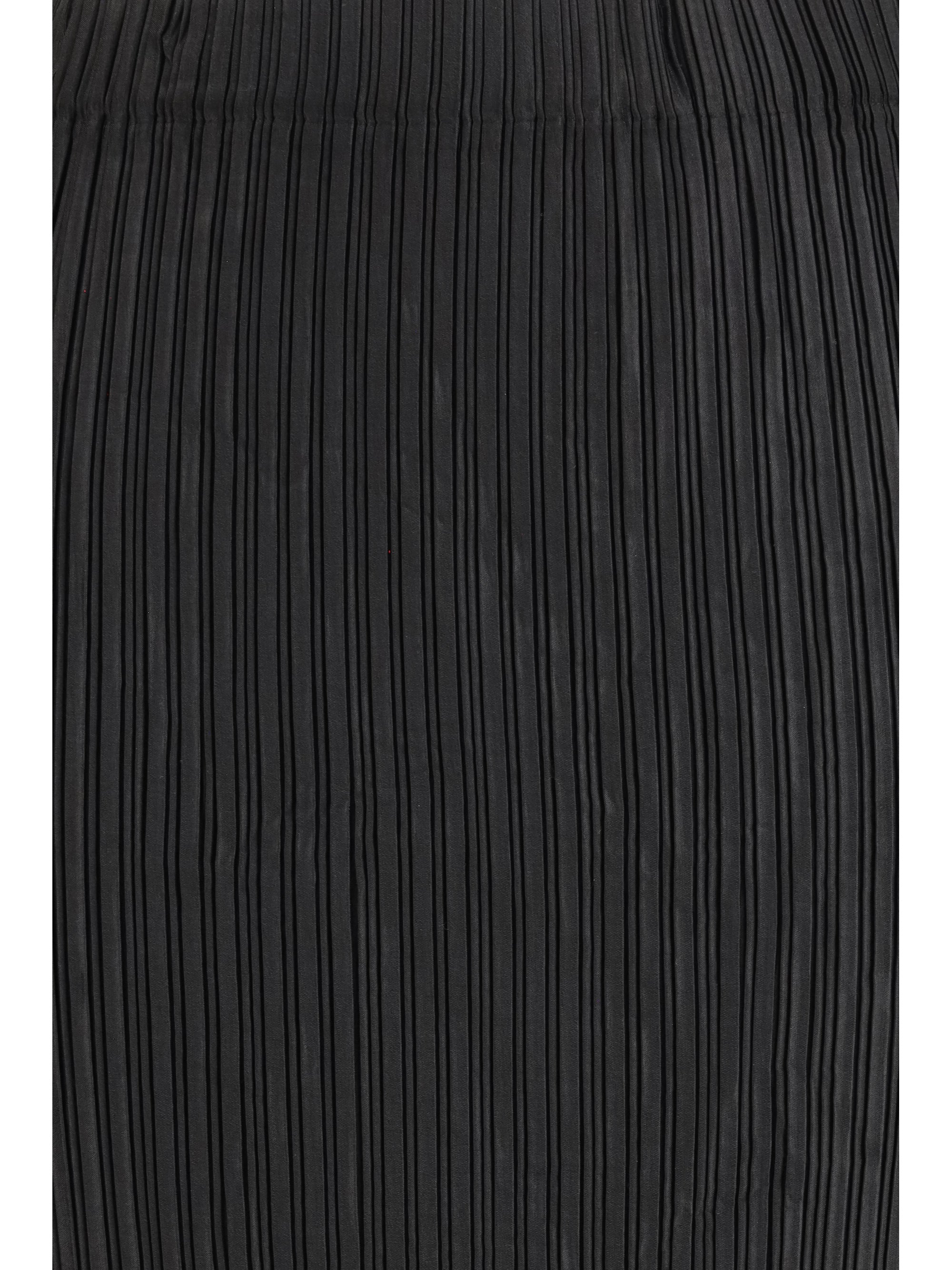 GONGDID DESIGN OS wavy midi skirt