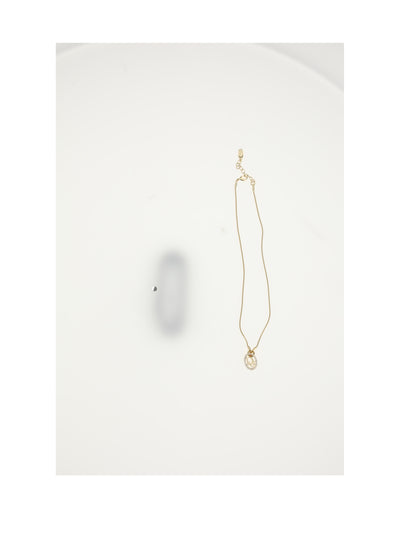 dior oblique neacklace crystals