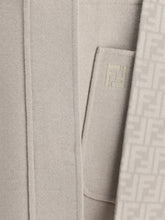 FENDI 38 wool coat with removable hood