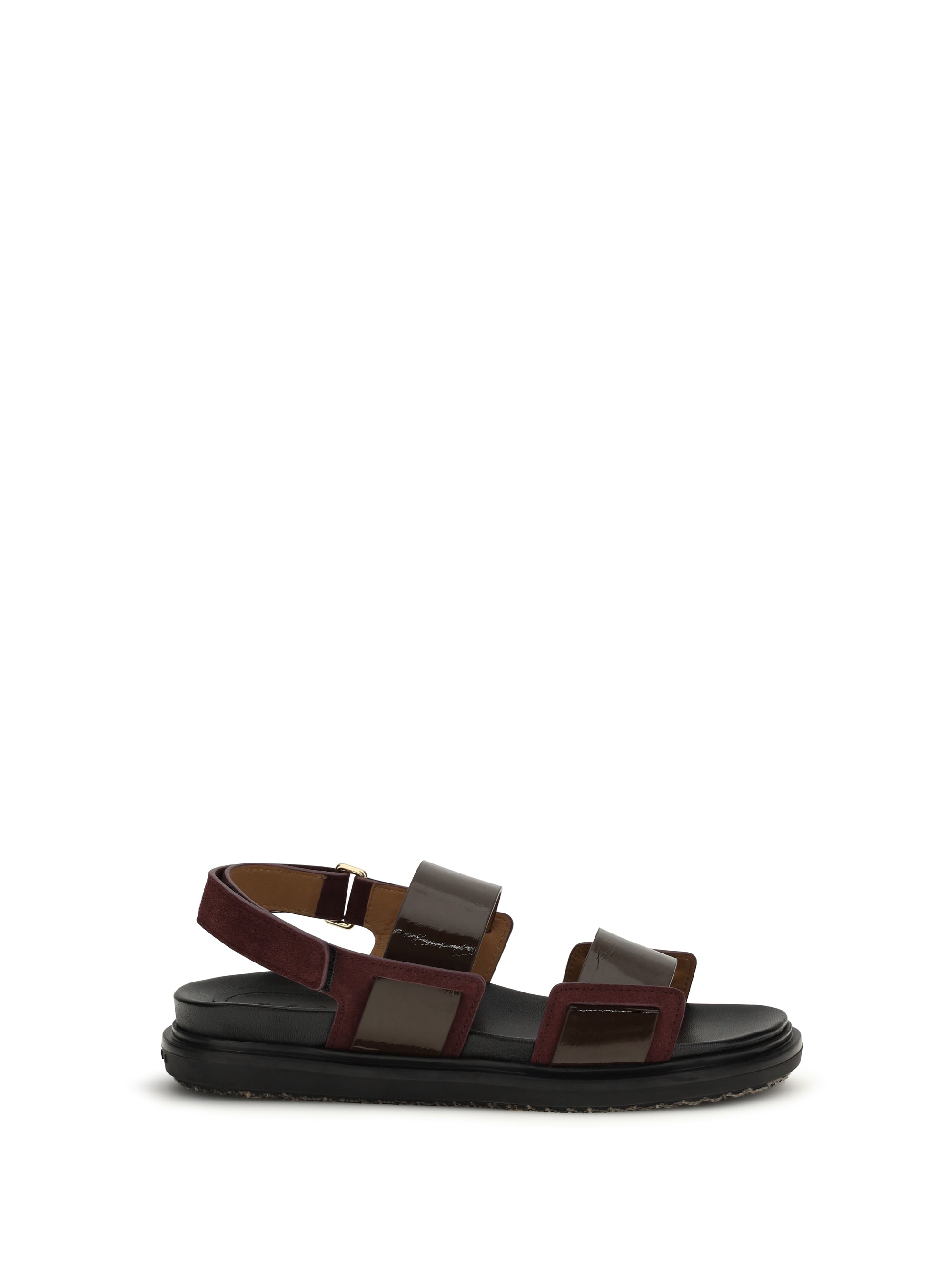MARNI 37.5 double-strap fussbett sandals