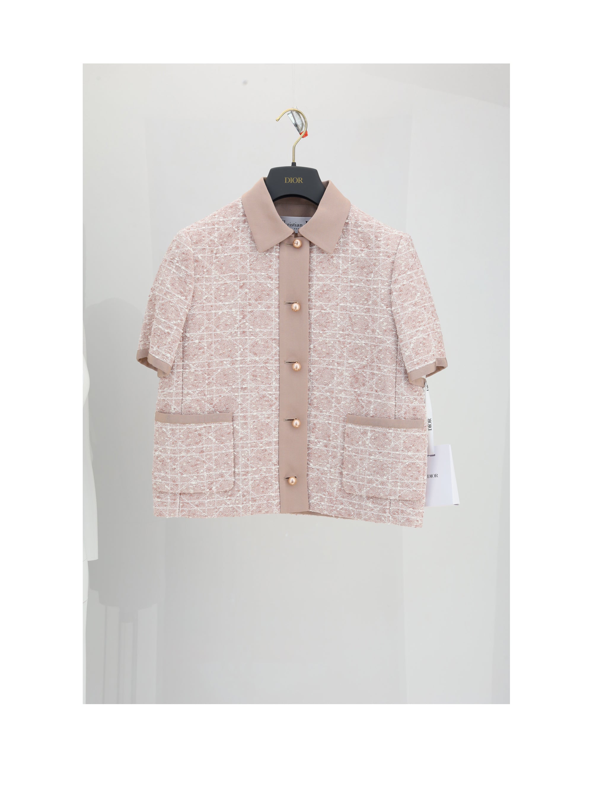 DIOR 34 cannage rosa manica corta