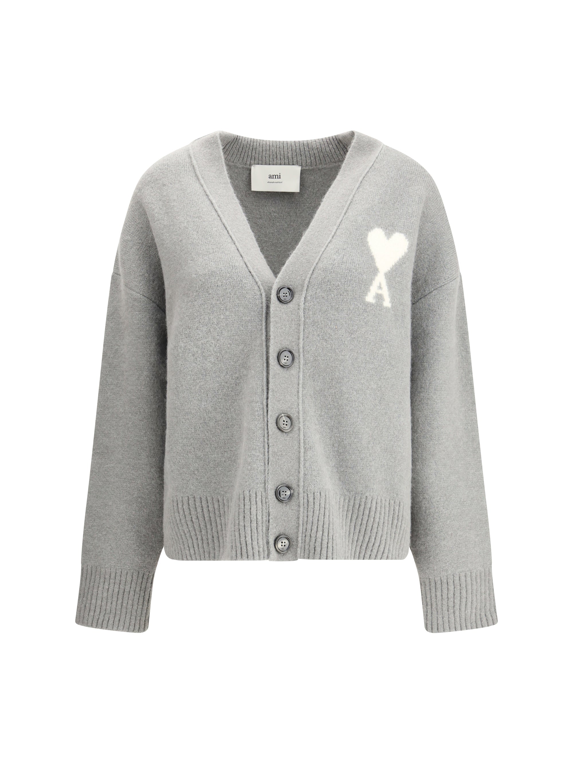 AMI PARIS L alpaca ami de coeur cardigan