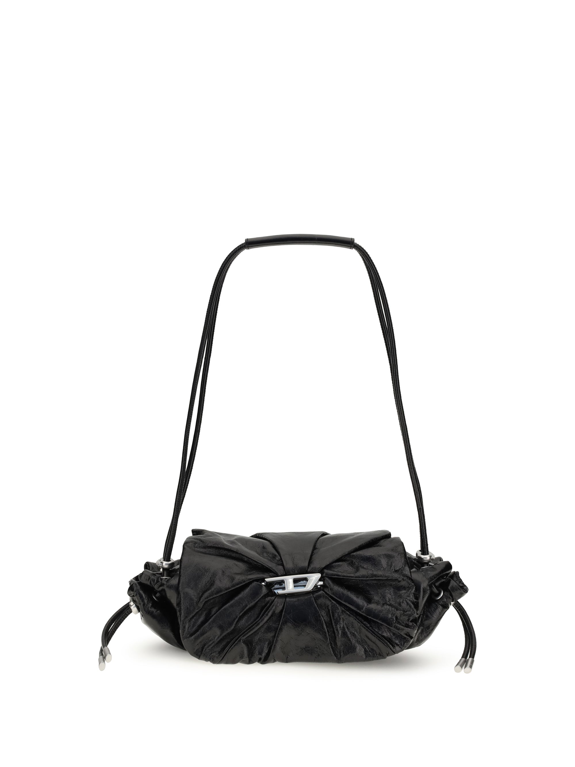 DIESEL OS scrunch-d shoulder bag
