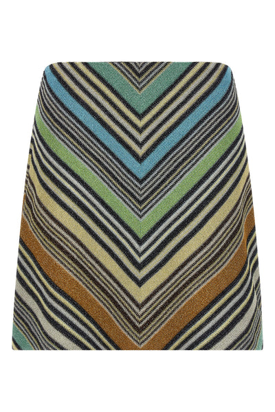 mini skirt in viscose woven