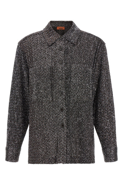 the missoni shirt defines a new concept of sartorial elegance through a straight