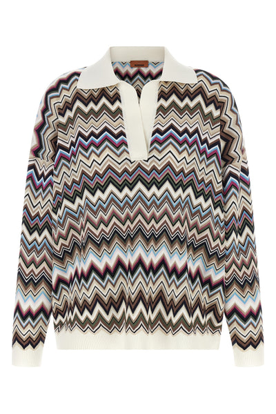 the missoni polo shirt redefines knitwear codes through relaxed volumes and impe