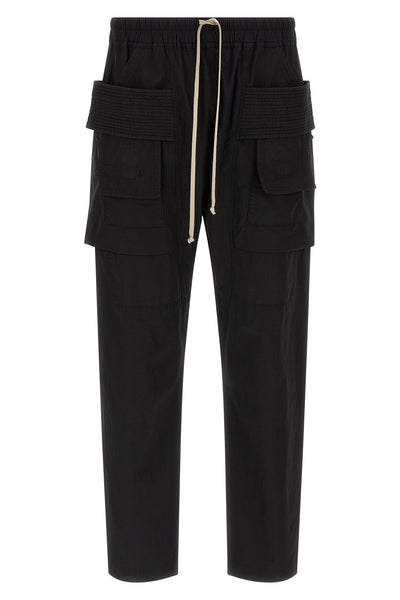 creatch cargo drawstring ripstop cotton pants