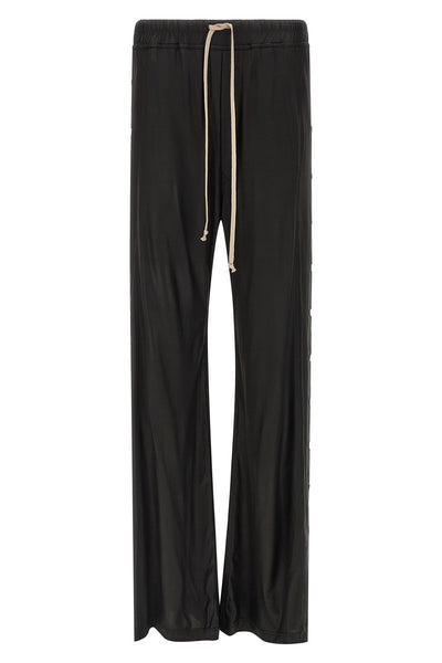 wide pusher trousers in light and fluid acetate jersey