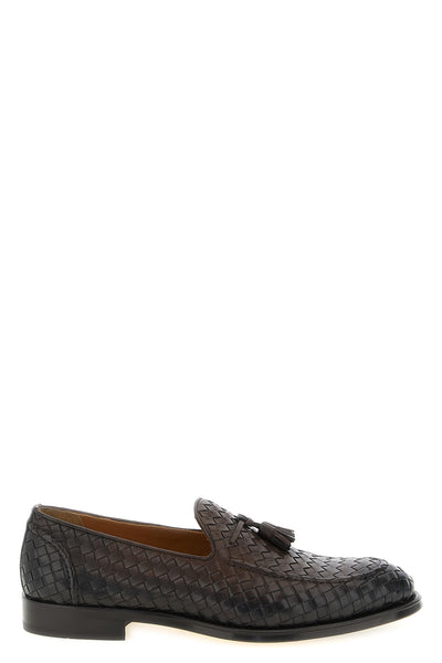 adler woven leather loafers