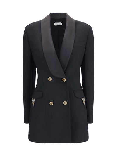 wool double breasted blazer