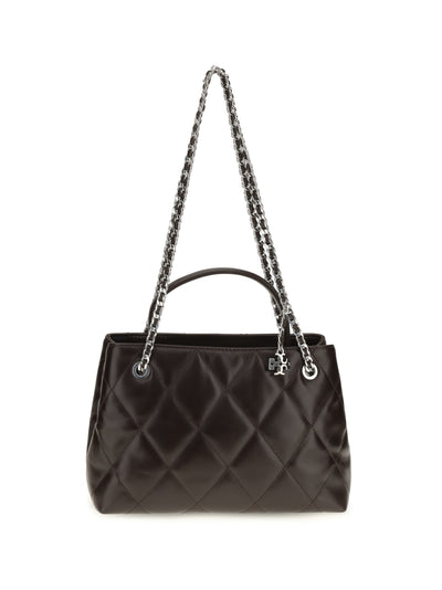 small fleming leather tote bag