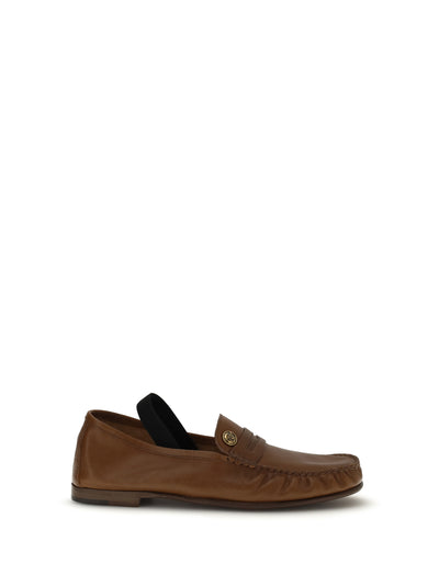 leather loafers