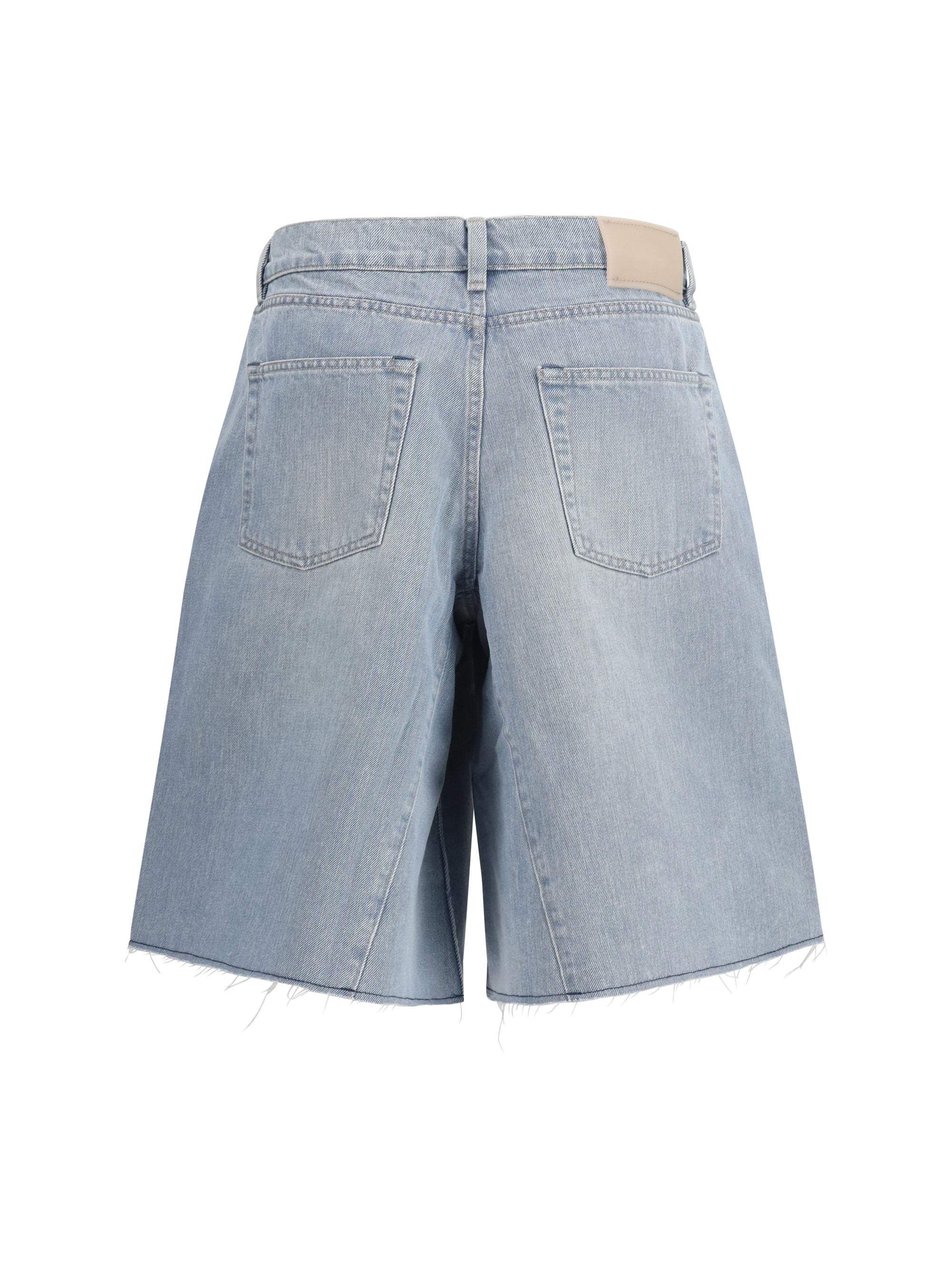 OUR LEGACY 34 midi shorts pale coast wash