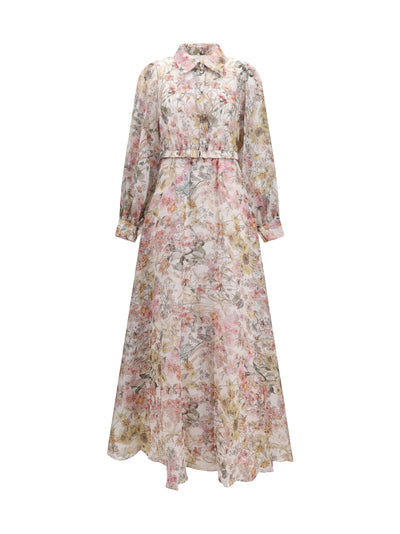 floral print long dress