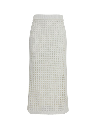 cotton mesh skirt