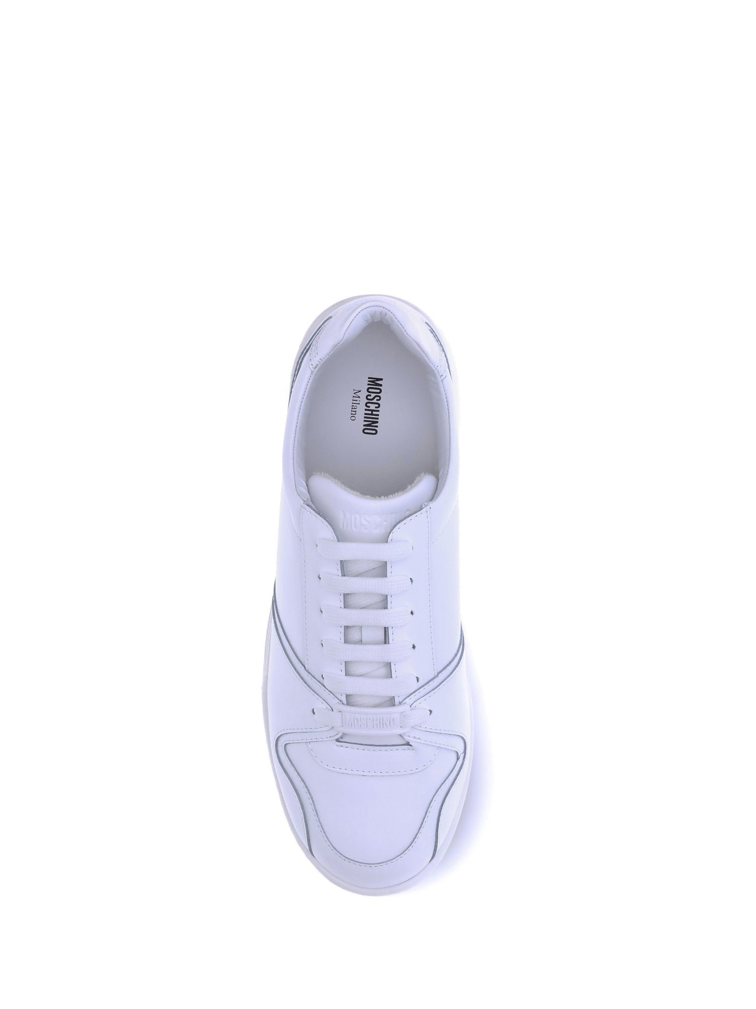 MOSCHINO 40 leather sneakers