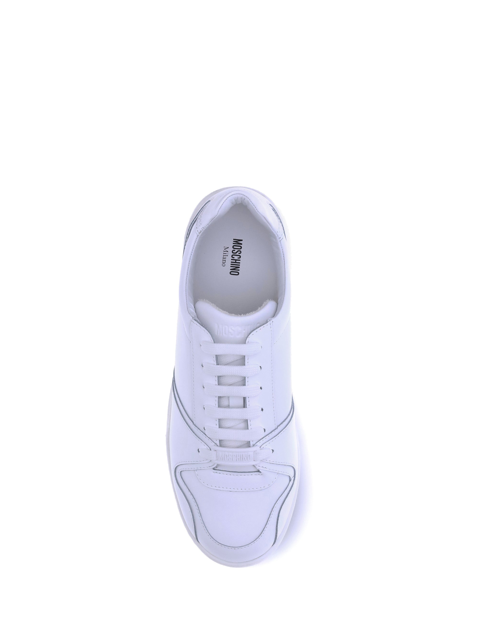 MOSCHINO 40 leather sneakers