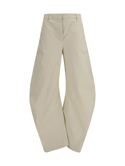 informal pants in twill