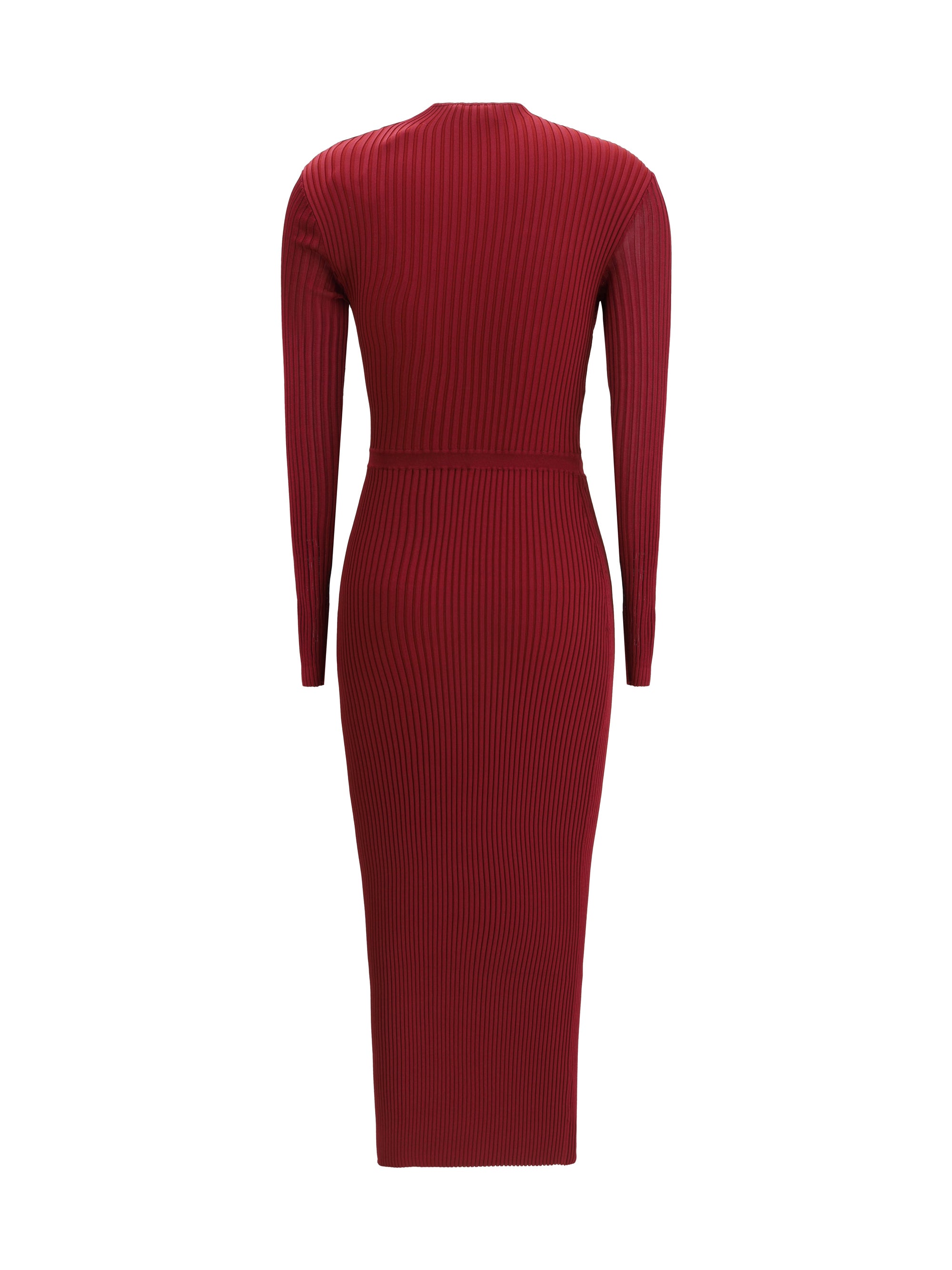 SELF-PORTRAIT M ribbed midi dress