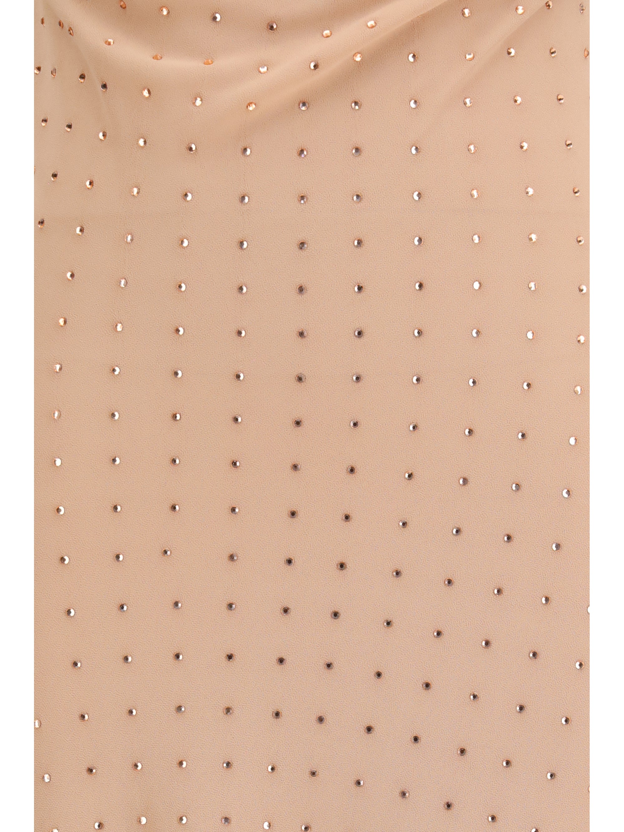 PINKO 38 long strass slipdress