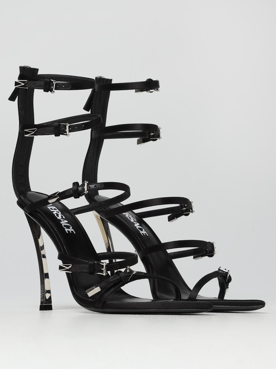 VERSACE 37 sandal in satin