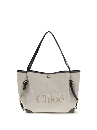 clover tote bag in canvas