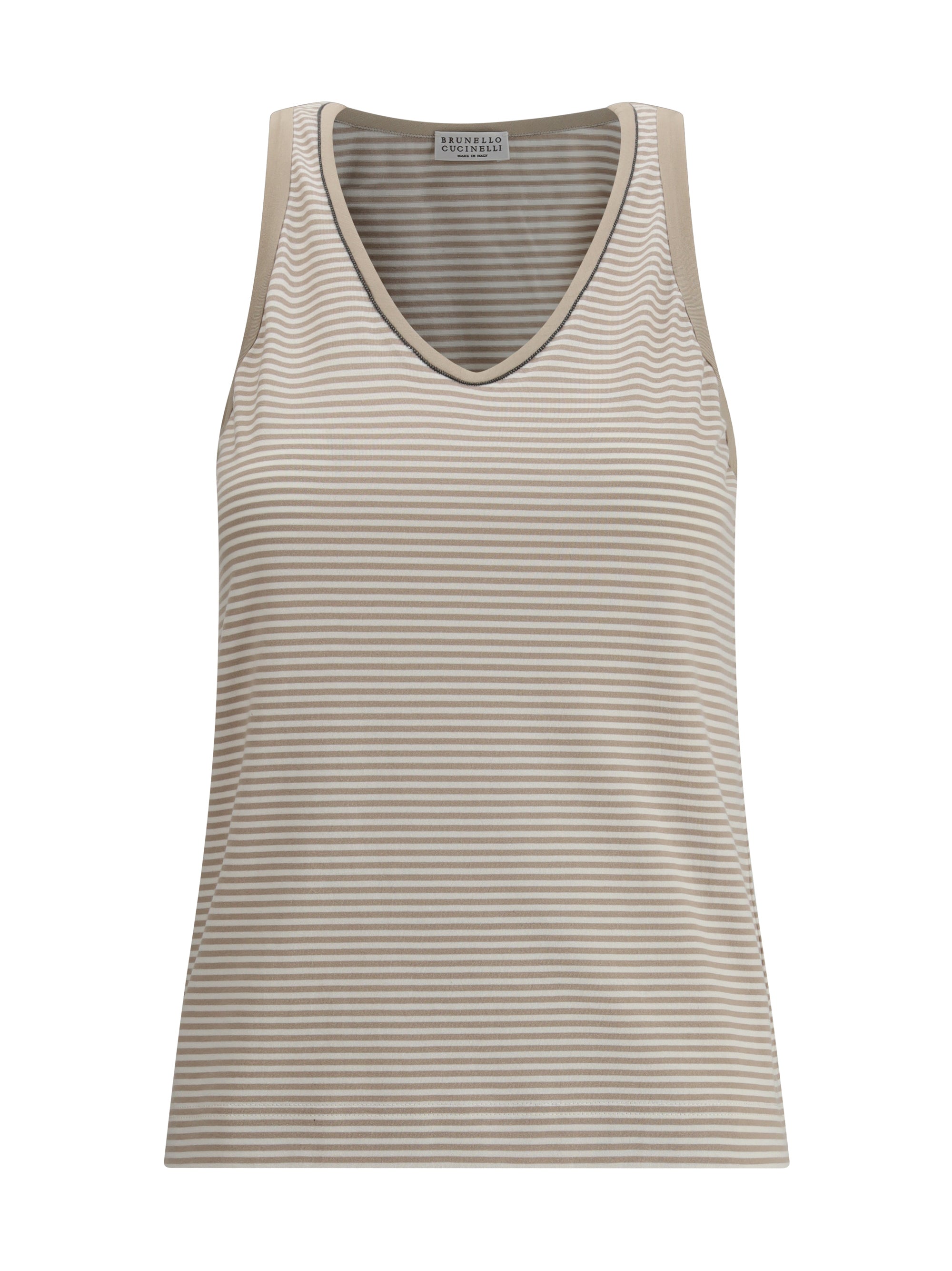 BRUNELLO CUCINELLI XL striped tank top
