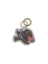 GANNI OS puppy keyring
