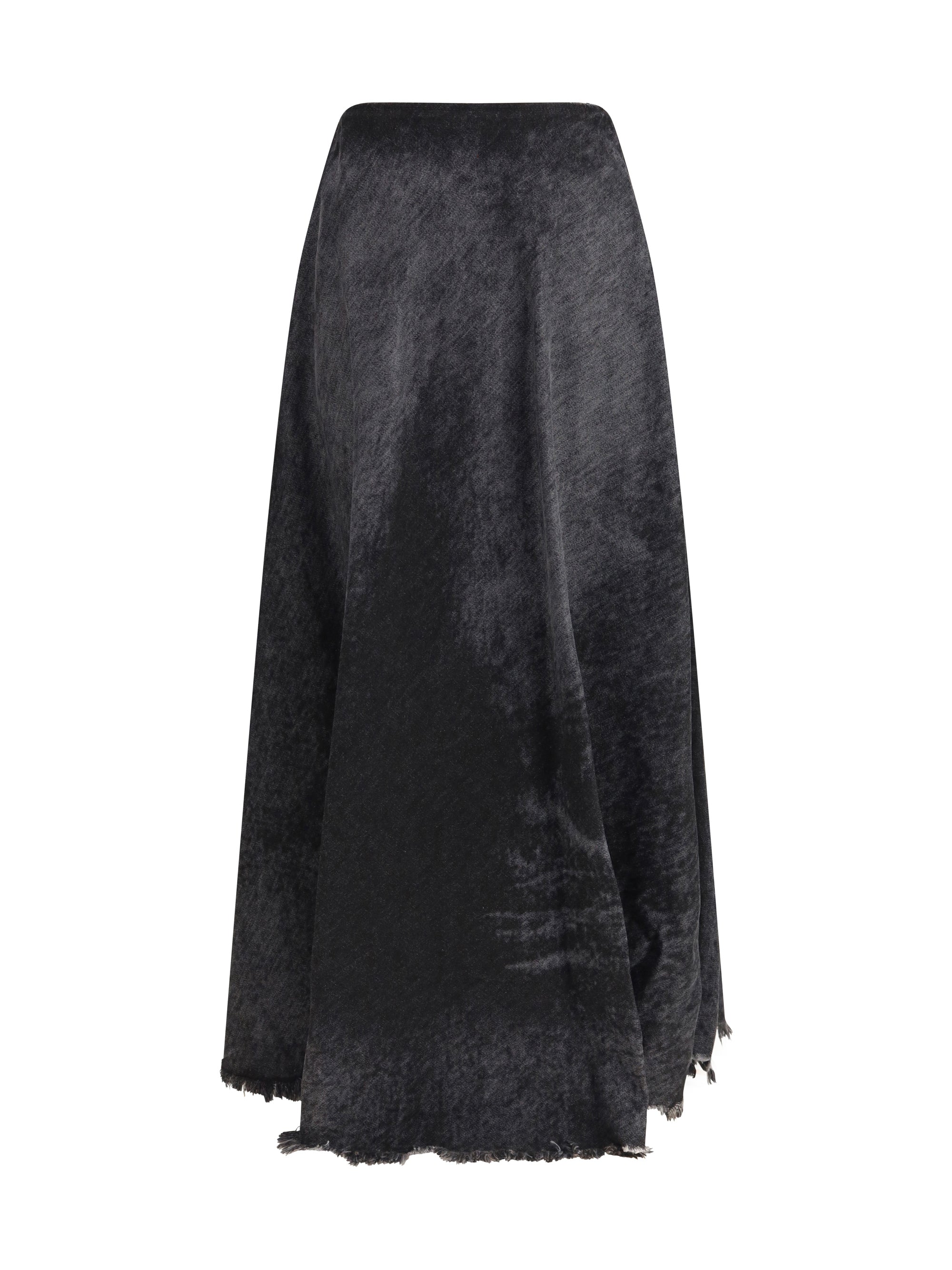 DIESEL 26 flared hannie skirt with logo