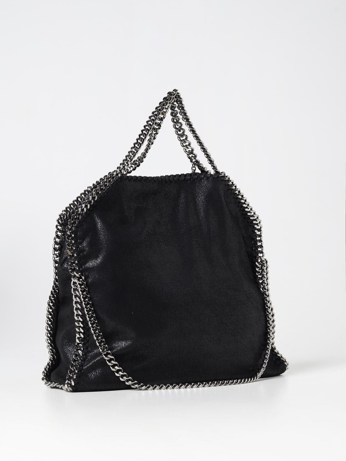 STELLA MCCARTNEY OS falabella bag in cracklè synthetic leather