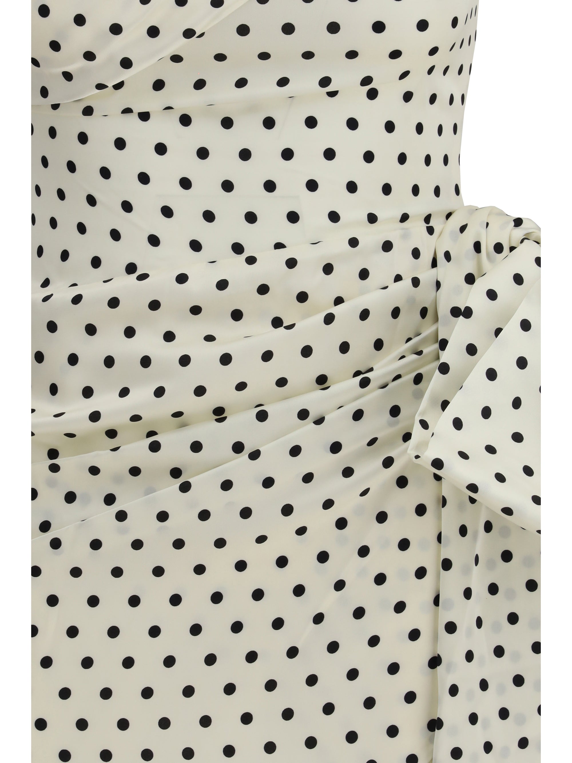 SELF-PORTRAIT 8 polka dot satin mini dress