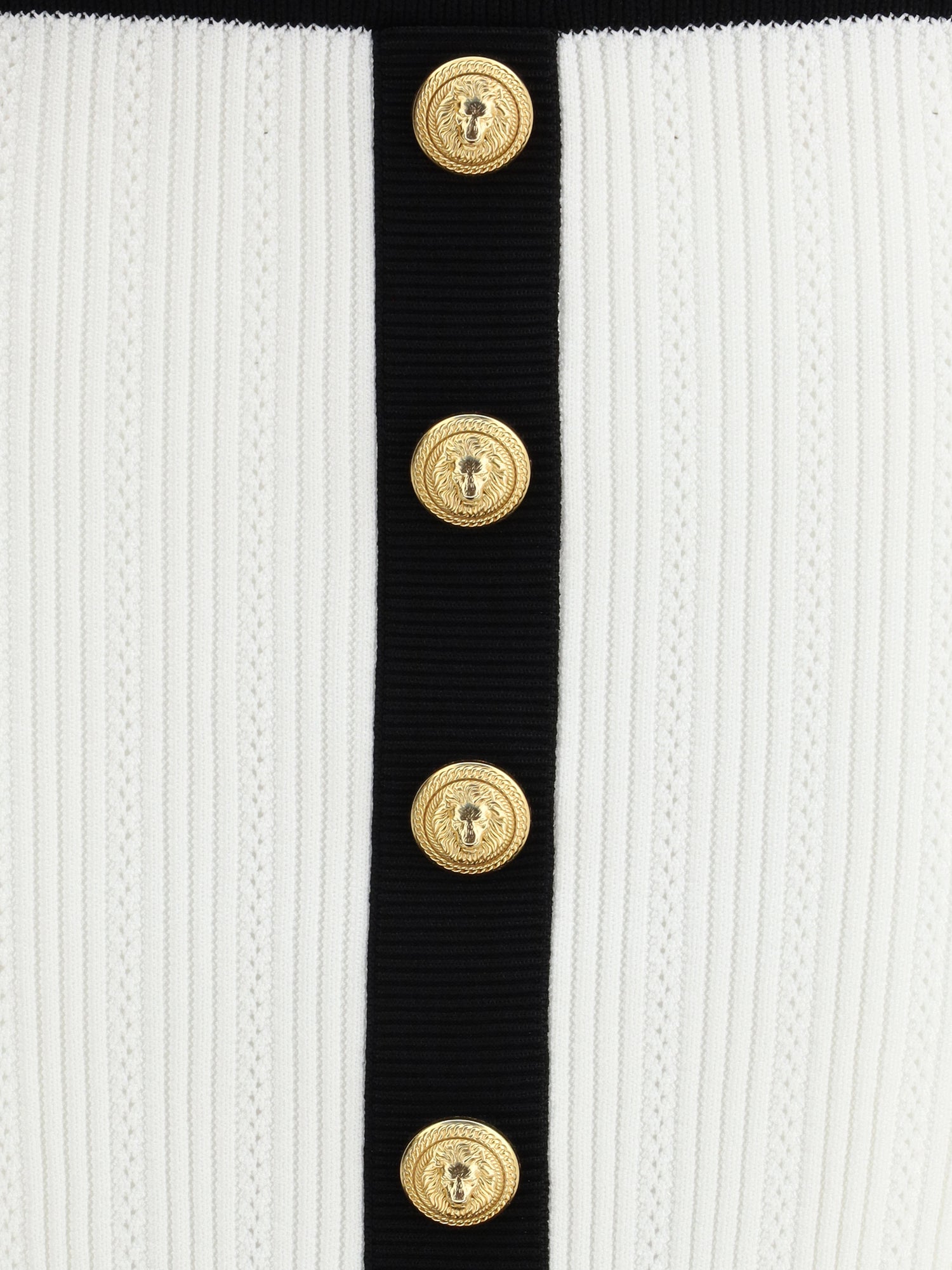 BALMAIN 34 knit mini skirt