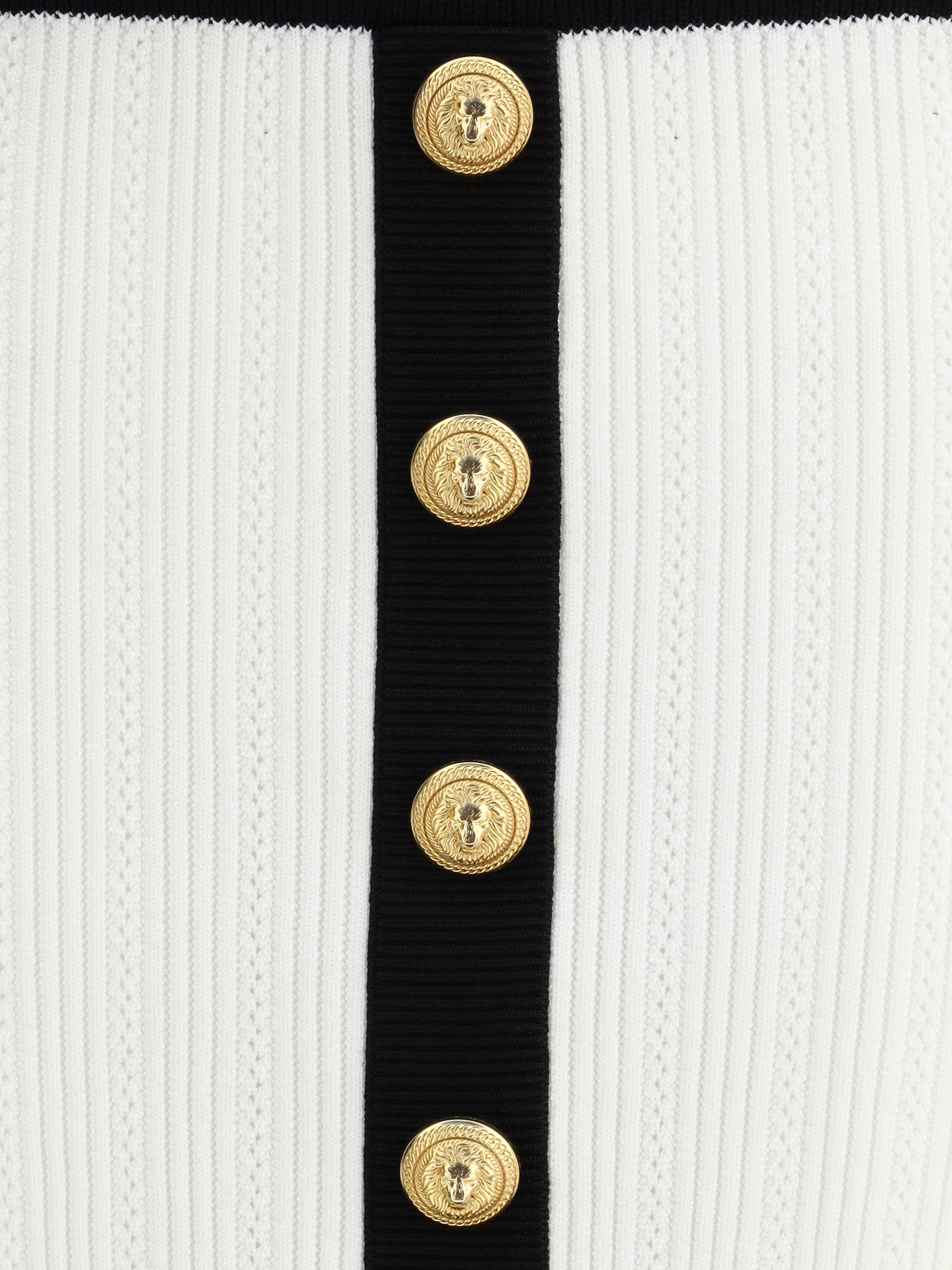 BALMAIN 34 knit mini skirt