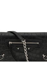 BALENCIAGA OS crocodile effect shoulder bag