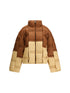 RAXXY M zip-up bicolor down jacket