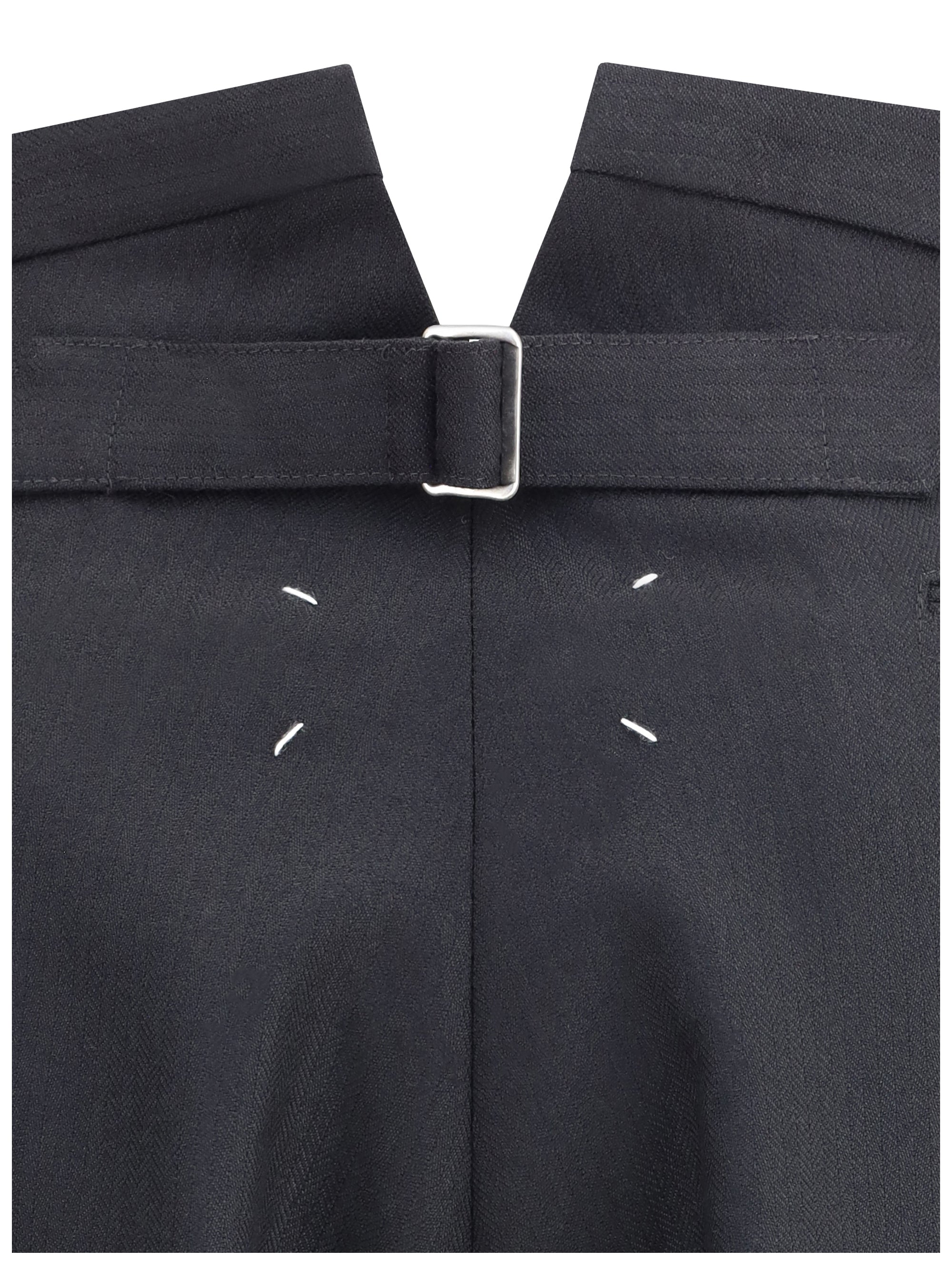 MARGIELA 40 wool pleated pants